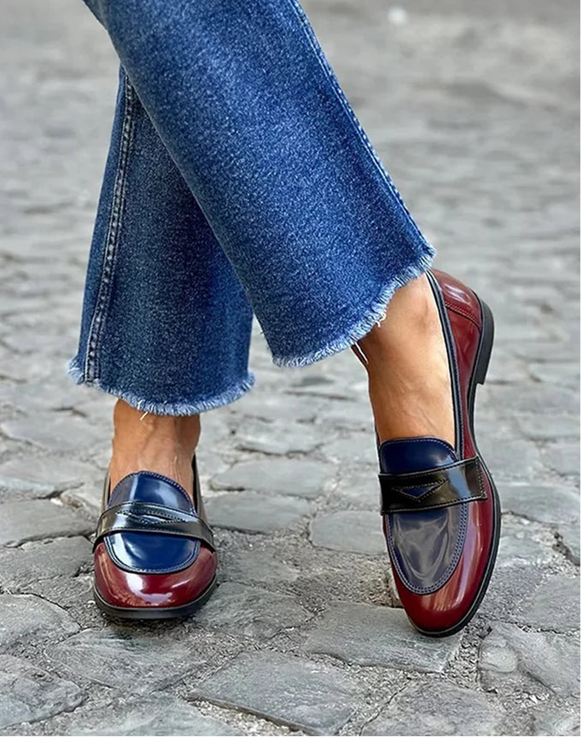 Emeryn™ | Tricolor Loafers
