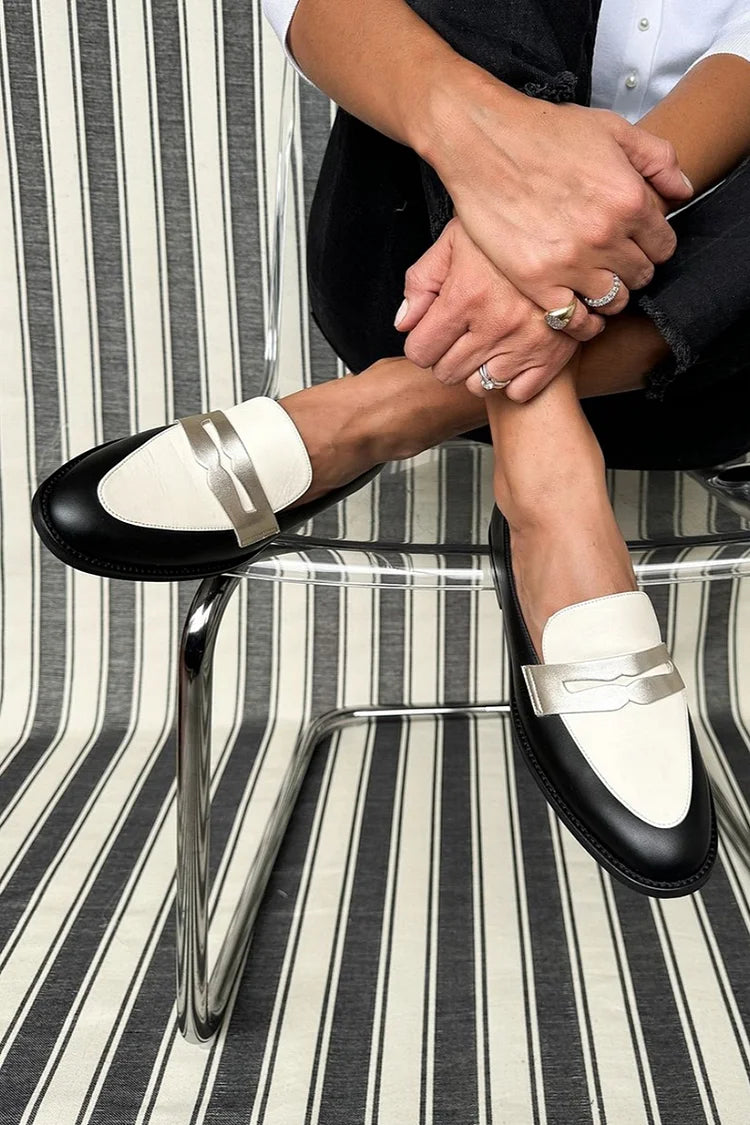 Emeryn™ | Monochrome Loafers