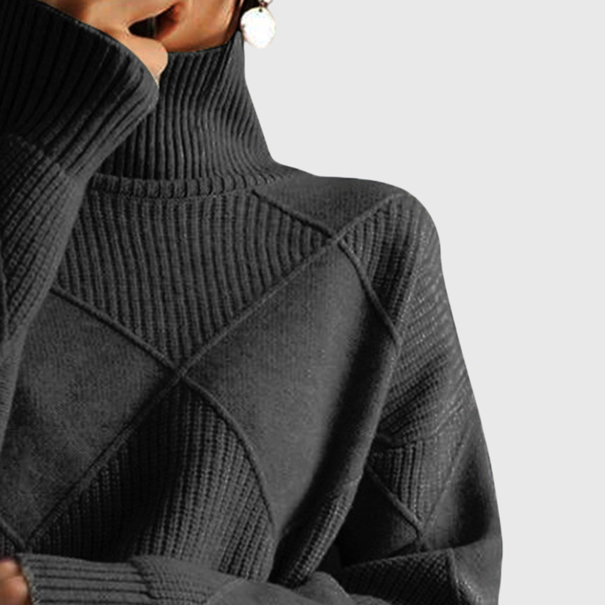 Angela™ - Turtleneck Sweater