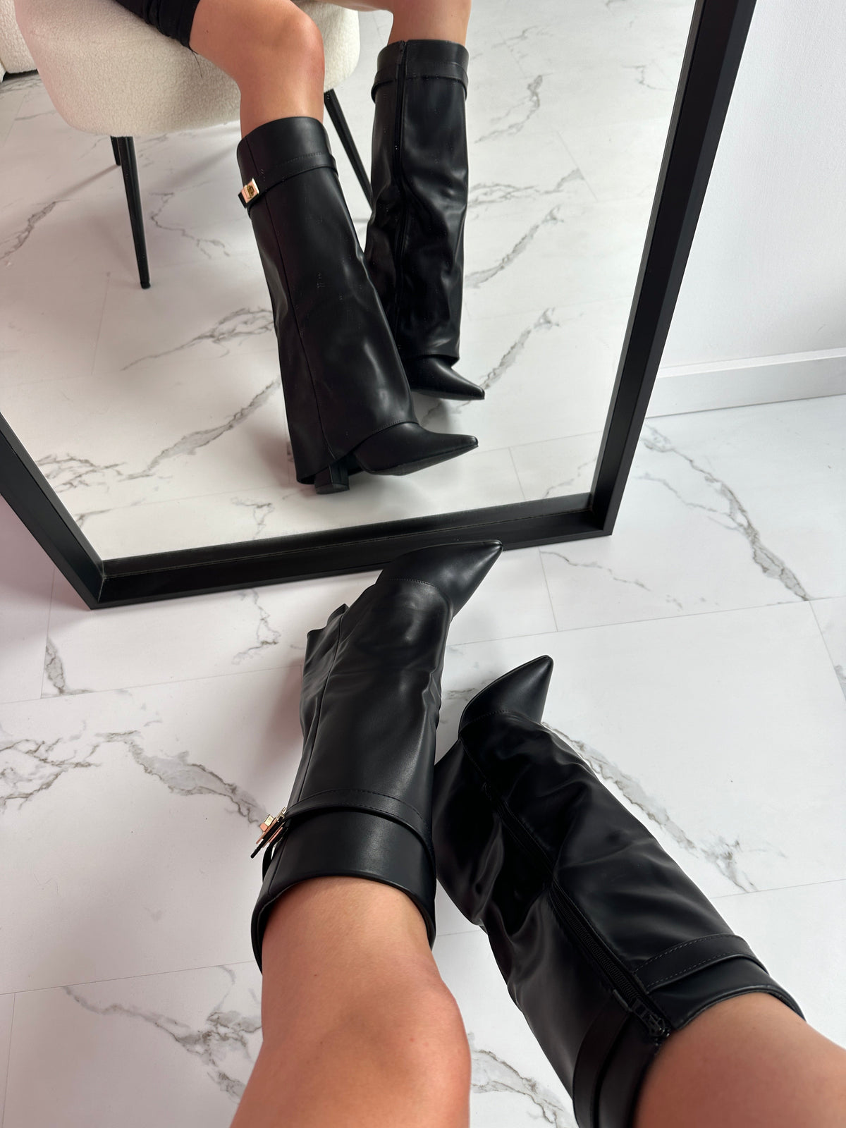 SERENA™ -  Shark Leather Boots