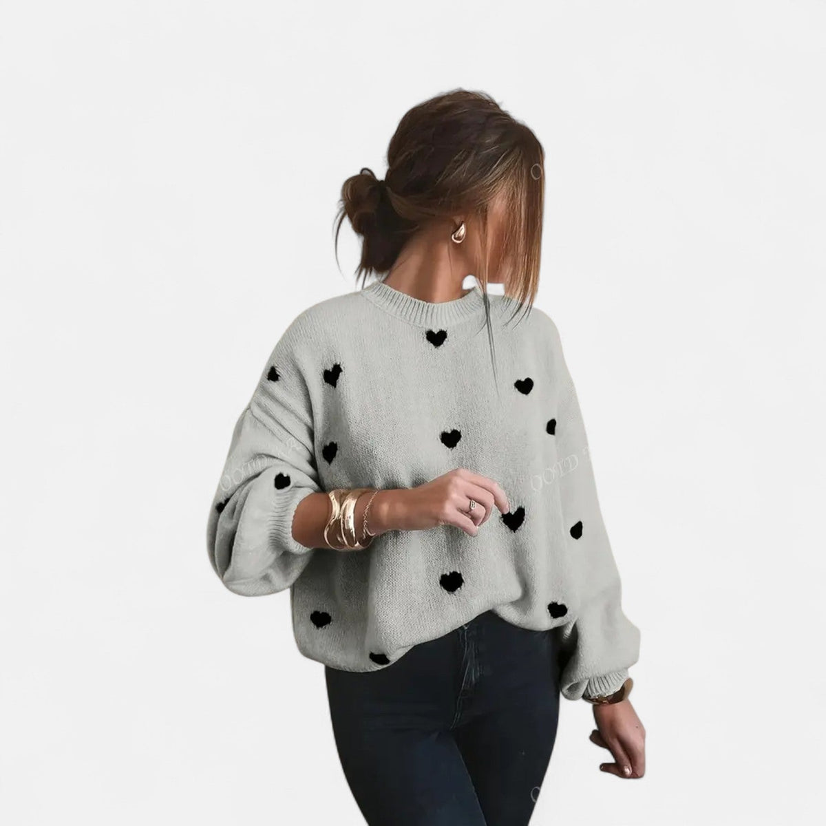 Isla Hearts Wool Sweater