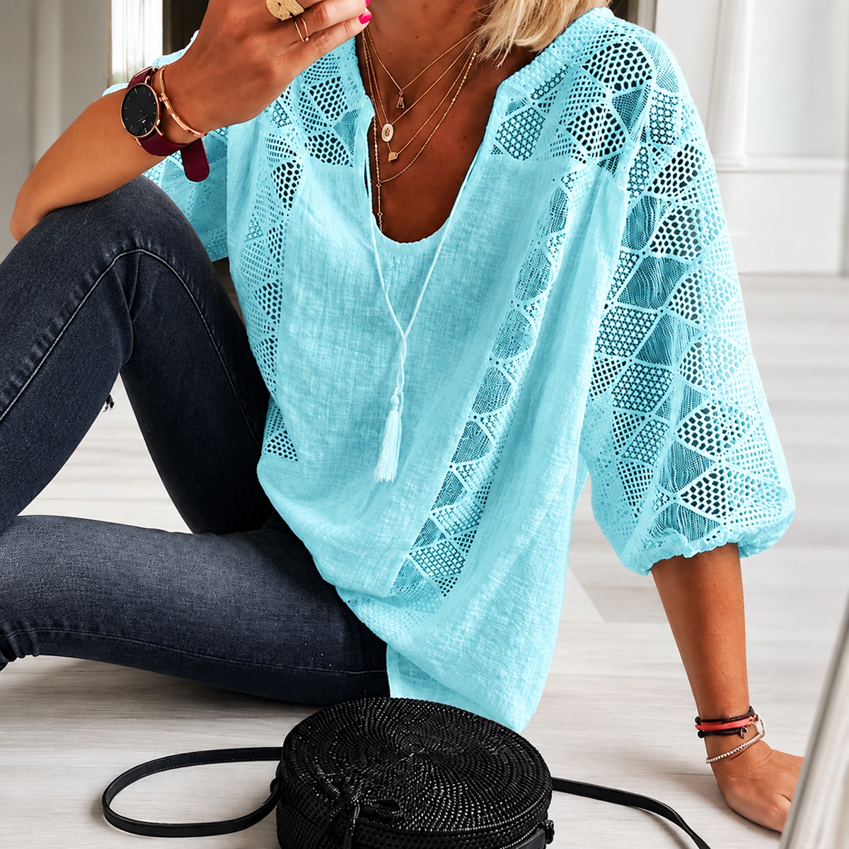 Una | Breezy Cotton Blouse