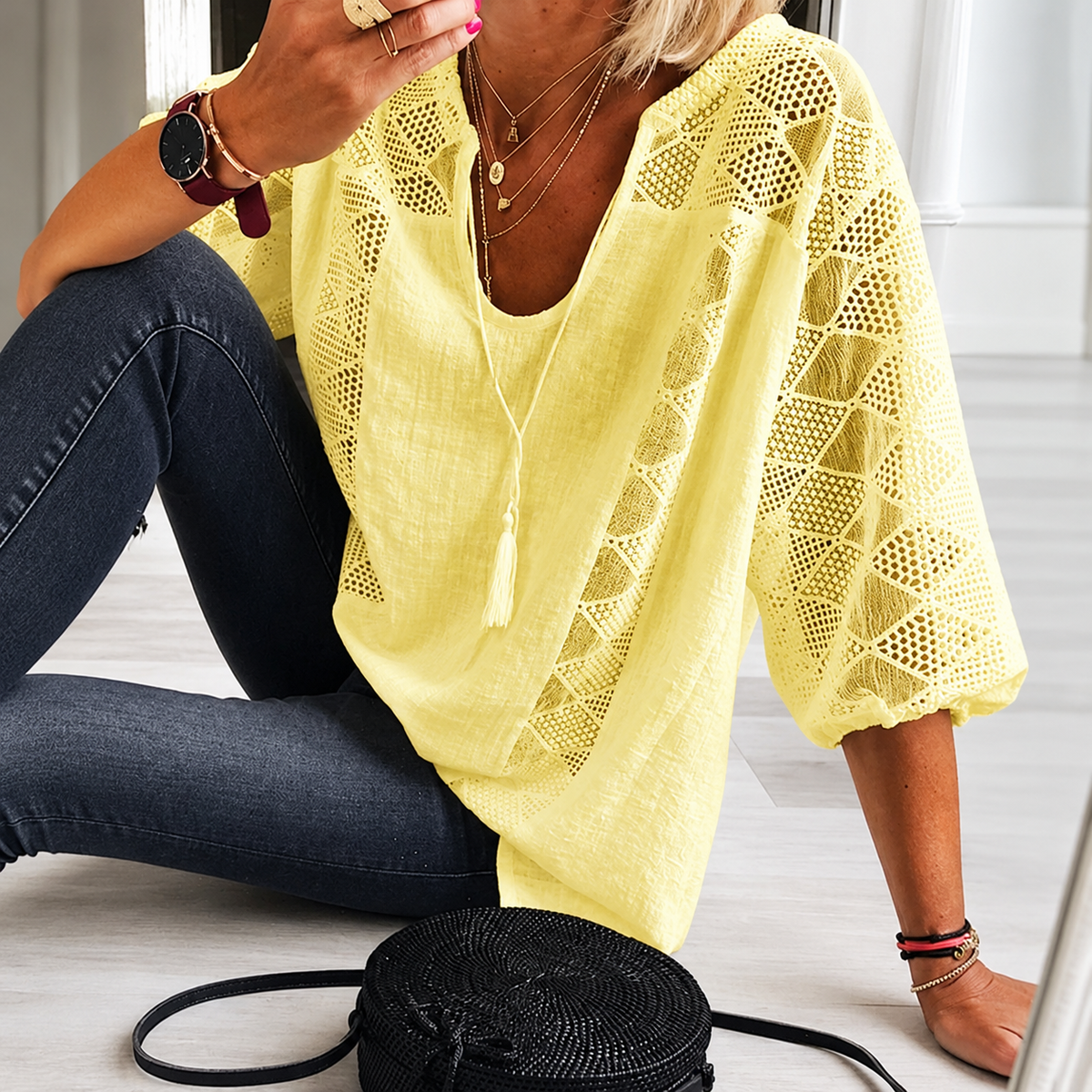 Una | Breezy Cotton Blouse