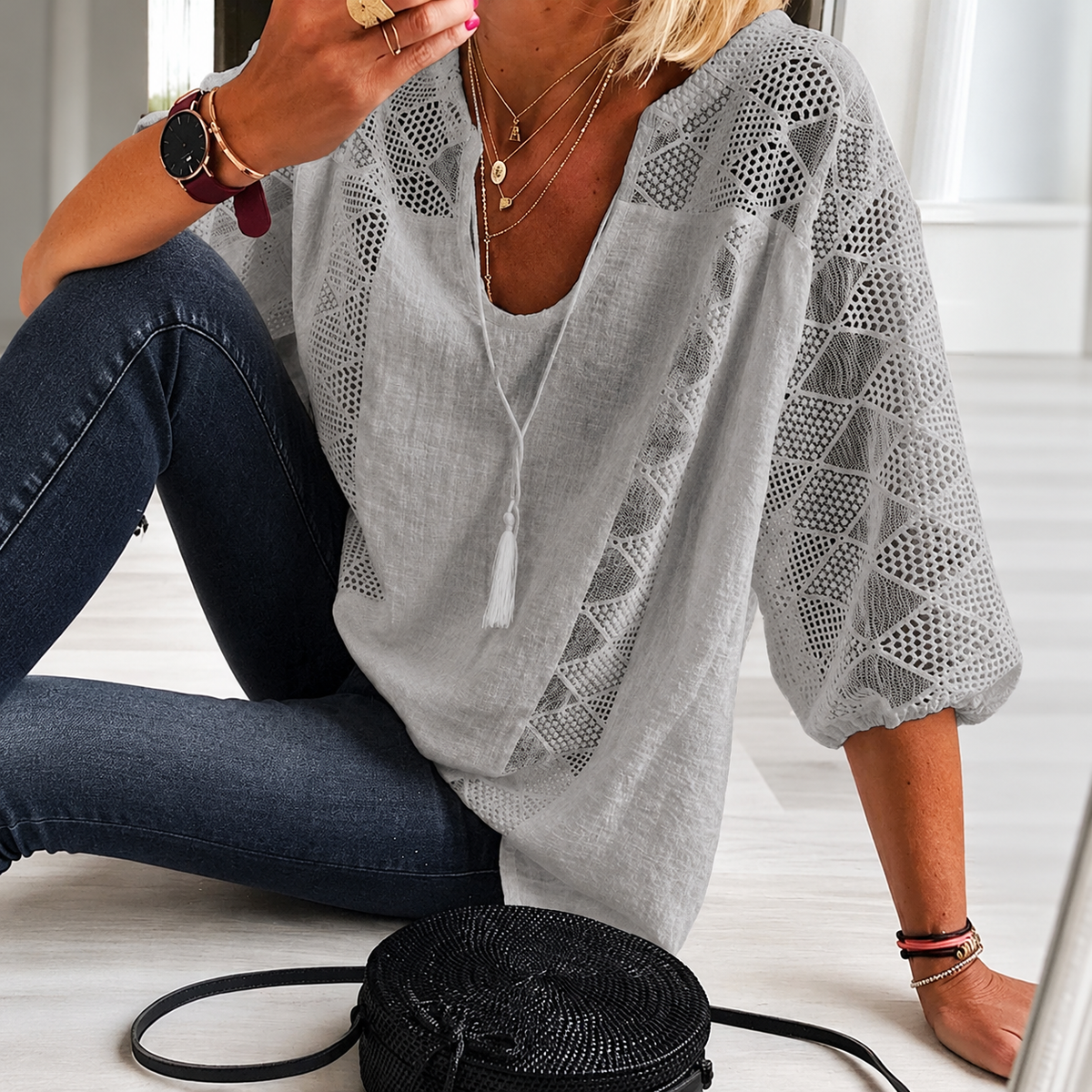 Una | Breezy Cotton Blouse