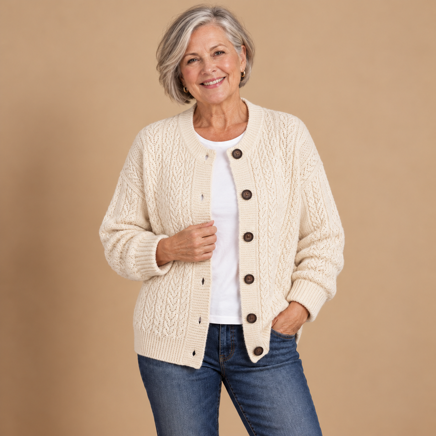 The Lorenza | Cable Cardigan