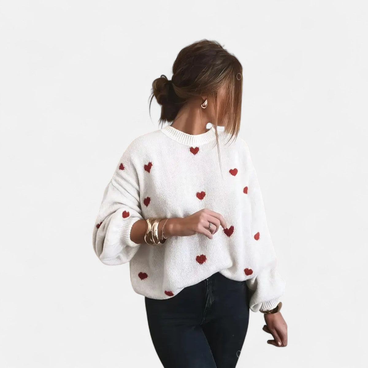 Isla Hearts Wool Sweater