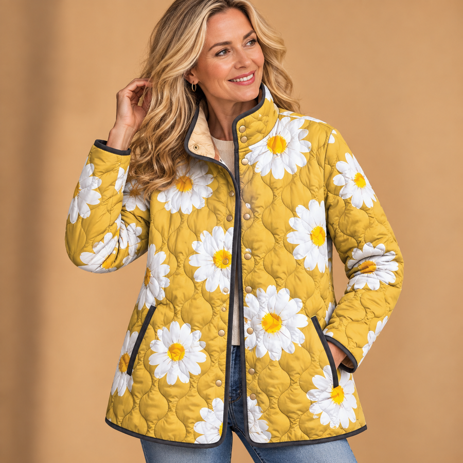 Sable | Charming Daisy Pattern Jacket